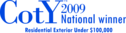 A blue logo for the national y 2 0 0 9.